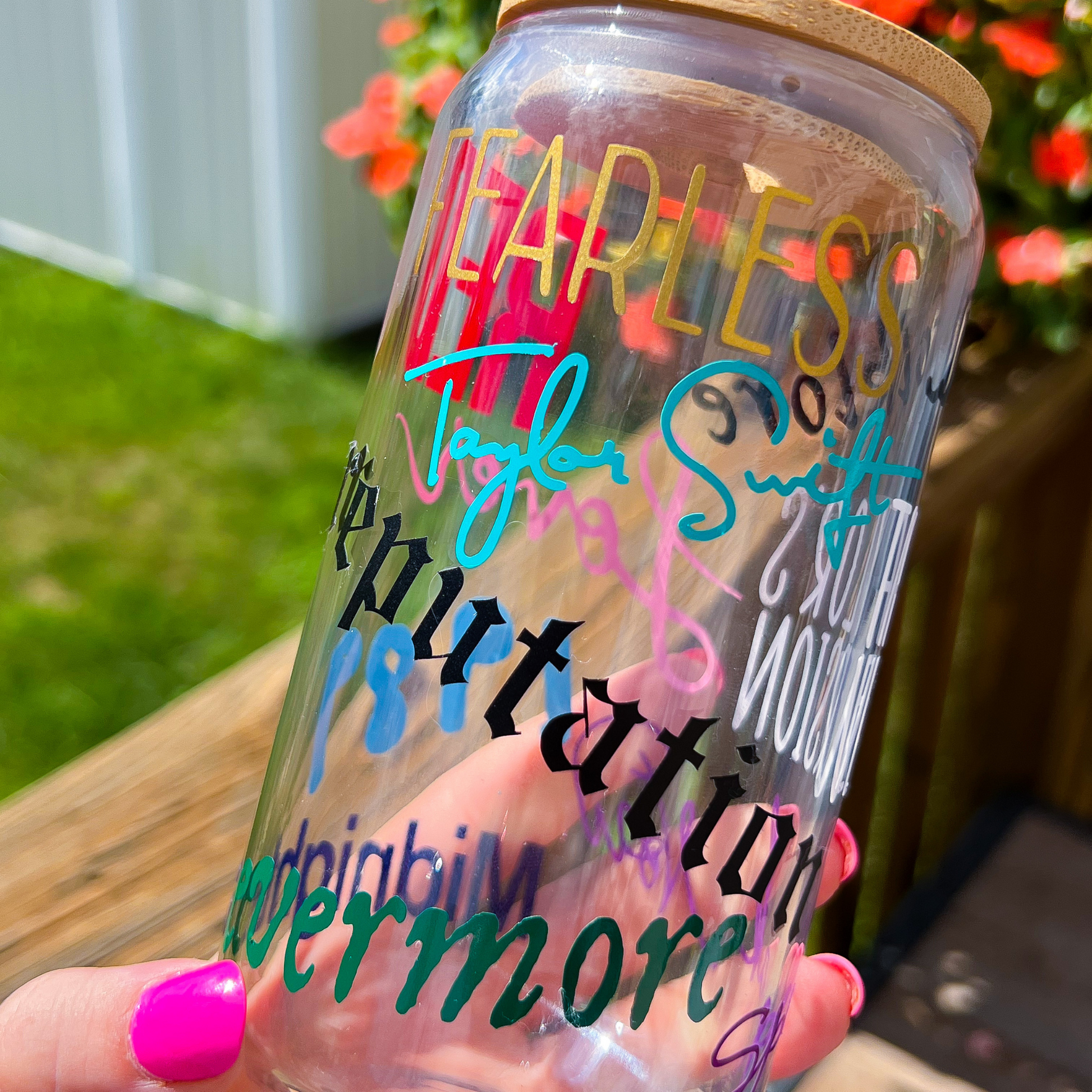 Taylor Swift Glass Cup